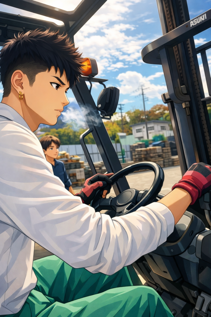 川田興業の若手のT君